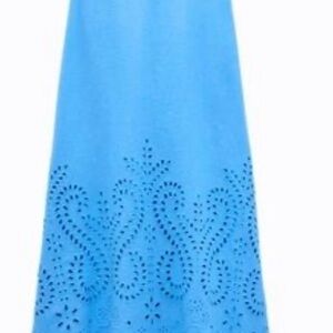Zara Eyelet Laser Cut Midi Skirt, Sz XS, Excellent Condition
